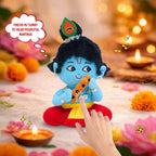 Mantra Chanting Baby Krishna (Small-22 cm)