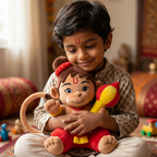 Mantra Chanting Baby Hanuman (Medium-28 cm)