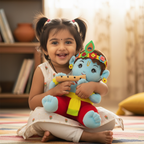 Mantra Chanting Baby Krishna (Medium -28 cm)